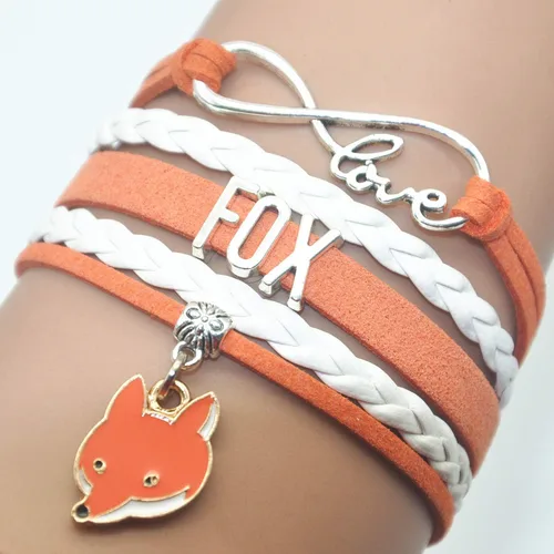 Miniatura 2 de HCChanshi Pulsera de zorro Regalos de zorro infinito de amor, pulsera de zorro para niñas, mujeres, hombres, regalos de San Valentín, regalos