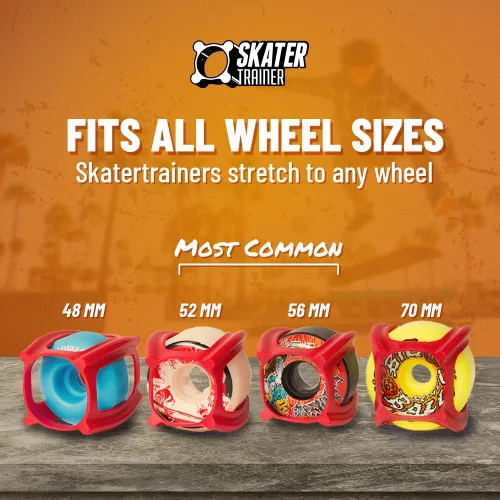 Miniatura 5 de SkaterTrainers- Skateboard Tricks Fast No Experience Needed- Fun, Safe, and Easy- Ollies, Kickflips and More- All Ages- Accessories Make Great Rojo