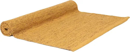 Miniatura 2 de KD Willmax Tapete de yoga de algodón hecho a mano de algodón orgánico con elementos naturales, tejido a mano, lavable, 100% orgánico, altamente