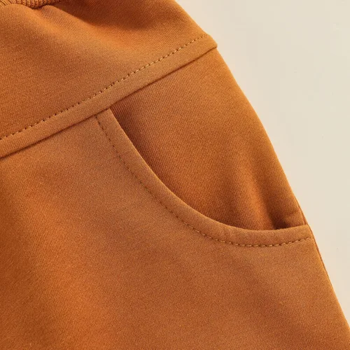 Miniatura 6 de TheFound Pantalones deportivos para bebés recién nacidos, con cintura elástica, cordón ajustable, ajuste holgado, de algodón