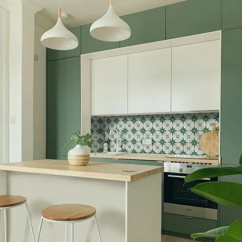 Miniatura 33 de Adhesivos de vinilo para azulejos de pared autoadhesivos, calcomanías impermeables para decoración de cocina, baño, línea ondulada de abulón, 6 x 6