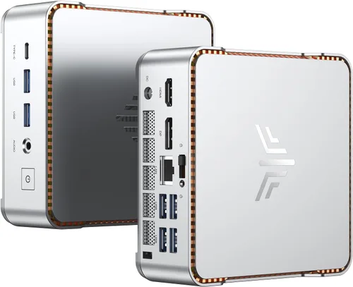 KAMRUI Mini PC Hyper H2 con Windows 11 Pro, Intel Core 14450HX Mini computadora (10C/16T, 4.8GHz), 16GB RAM 512GB PCIe4.0 SSD, Triple 4K