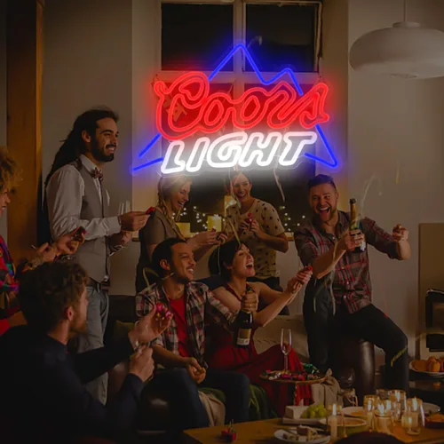 Miniatura 6 de Letreros de Neón de Cerveza para Pared Regulables Letrero Luminoso de Neón Letreros de Luces LED de Cerveza para Cueva del Hombre Pub Fiesta Letrero