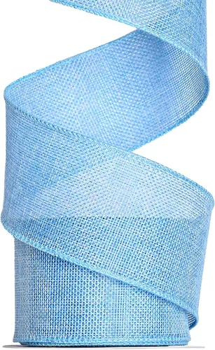Miniatura 25 de Ribest Cinta de arpillera con alambre verde musgo, 1 1/2 pulgadas 10 yardas, cinta de yute para decoración de lazos, manualidades, envoltura
