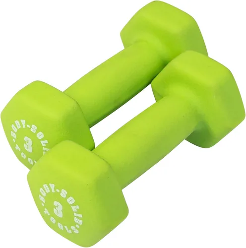 Miniatura 4 de Body-Solid Tools Neoprene Dumbbell for Weight and Aerobic Strength Training, Pilates & Physical Therapy, Hand Weights for Men and Women, Commercial