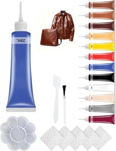 Miniatura 12 de Gel de reparación de cuero avanzado, kit de reparación de cuero para asiento de automóvil, kit de reparación profesional de cuero para asiento