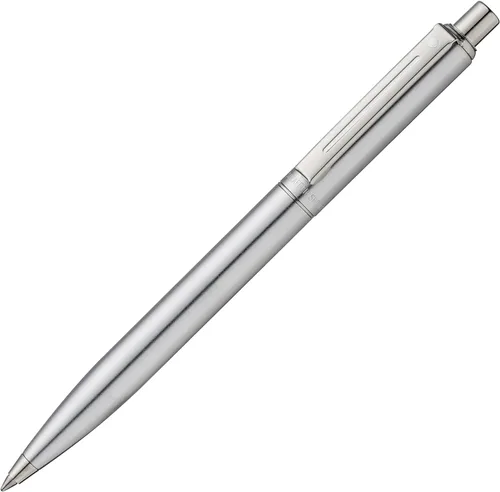 Miniatura 20 de Sheaffer Sentinel Bolígrafo Negro de Punta de Bola con Ribete Cromado