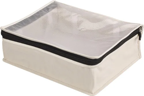 Miniatura 5 de Household Essentials 3321-1 Cedarline - Bolsa para suéter con cremallera de lona de algodón natural Bolsa de almacenamiento para armarios y debajo