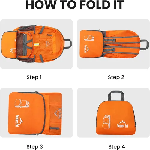 Miniatura 6 de Venture Pal 35L Mochila ultra ligera, plegable, para viajes, camping, senderismo, deportes al aire libre