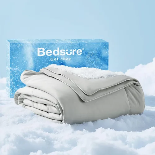 Miniatura 21 de Bedsure - Mantas refrescantes para quienes tienen calor al dormir, cobija ligera para verano, fría, para sudores nocturnos, transpirable, cómoda