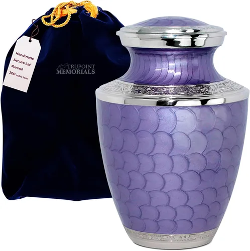 Miniatura 31 de Trupoint Memorials Urna Extra Grande para cenizas de adultos hombres o mujeres de hasta 330 libras - Urnas de cremación para cenizas humanas, urnas