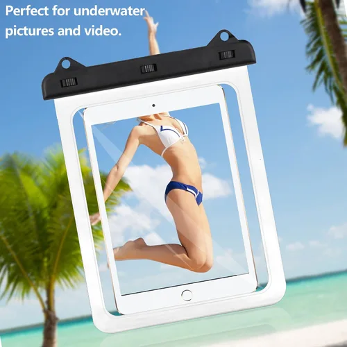 Miniatura 7 de AICase Universal iPad impermeable, bolsa seca para iPad Pro 10.5, nuevo iPad 9.7 2017/2018, iPad Pro 9.7, iPad Air/Air 2, tabletas de hasta 11.5 5