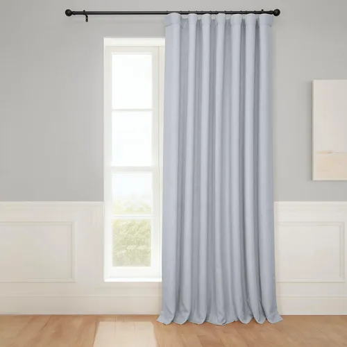 Miniatura 72 de HPD Half Price Drapes - Cortinas de lino sintético para sala de estar (2 paneles) - 100 pulgadas de ancho x 84 pulgadas de largo - Cortinas