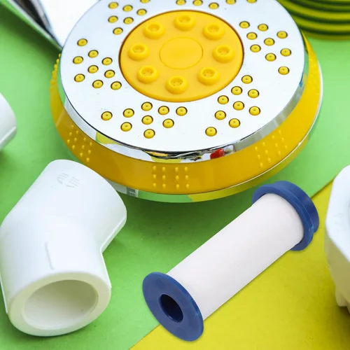 Miniatura 5 de Artibetter Cartucho de repuesto de filtro de ducha de fibra PP de alta presión para cabezal de rociador, núcleo de filtro elástico para filtración