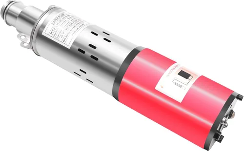 Miniatura 2 de Bomba sumergible de pozo profundo, bomba sumergible de pozo profundo DC12V 180W, bombas de agua de tornillo sumergible de acero inoxidable 4500r/min