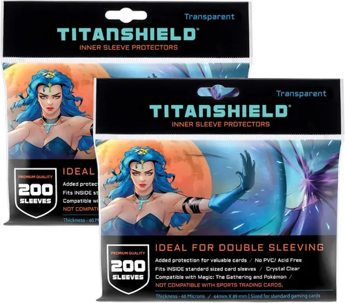 Miniatura 12 de TitanShield Fundas interiores transparentes y transparentes 1000 quilates Se adapta perfectamente a las fundas de tarjetas Compatible
