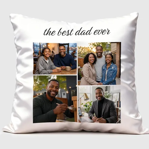 Miniatura 17 de ArtPix 3D Funda de almohada con fotos personalizada, funda de cojín personalizada con cualquier impresión de imagen, gran regalo para padre, papá