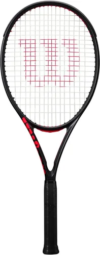 Wilson Clash 100 Pro V3 - Raqueta de tenis de rendimiento para adultos, tamaño de agarre de 3-4 3/8 pulgadas, ensartada con Sensation 16 Natural a