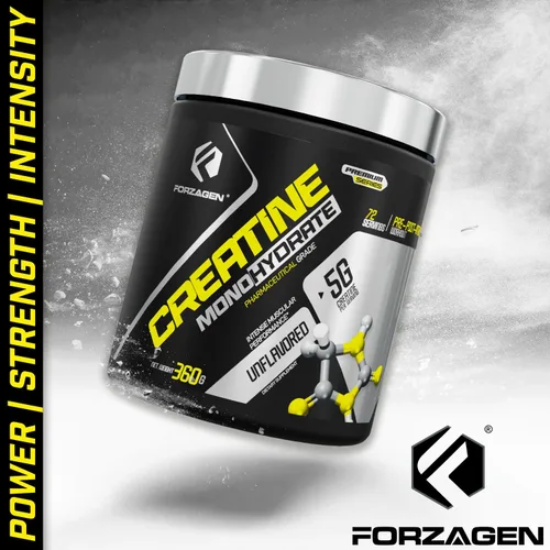 Miniatura 7 de Forzagen Monohidrato de creatina en polvo sin sabor, creatina micronizada en polvo para ganancia muscular para hombres y mujeres, creatina
