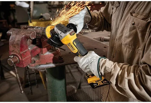 Miniatura 4 de DEWALT Kit de herramientas de amoladora angular 20V MAX* 4-1/2 pulgadas, interruptor de paleta con freno (DCG413R2)