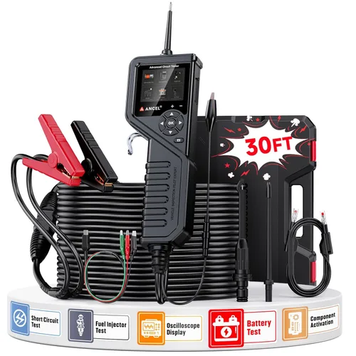 Miniatura 11 de ANCEL PB100 Kit con punta de prueba para circuitos automotrices para diagnóstico de vehículos medidor digital de voltaje energía eléctrica AVOmeter