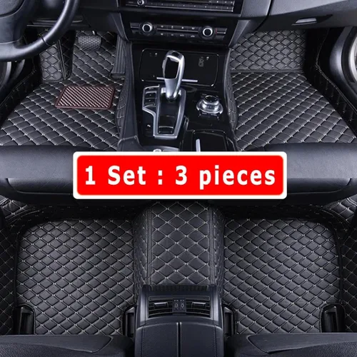 Miniatura 7 de LeaHY Para SsangYong Korando Nuevo Actyon C200 2017 2016 2015 2014 2013 2012 2011 Auto Interior Accesorios Alfombras PartsCar Floor Mats