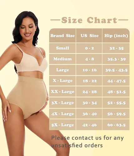 Miniatura 6 de Fajas de maternidad sin costuras, bragas con soporte para el vientre para vestidos y pantalones, ropa interior de embarazo de cintura alta, S-XXXL