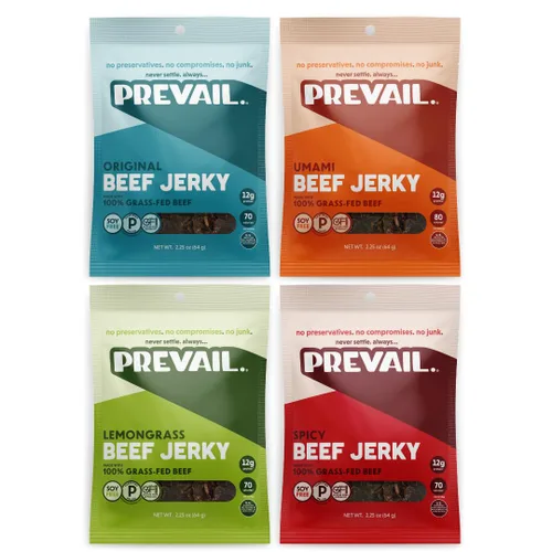Miniatura 9 de Charqui de pavo de pastoreo, de PREVAIL - ¡Bajo en sodio y sin gluten! Paquete de (3) bolsas Nuestro charqui gourmet está certificado paleo