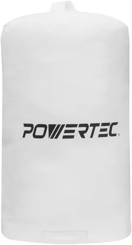 POWERTEC 70335 Bolsa colectora de polvo, 15 x 23 pulgadas, filtro de 1 micrón, para Delta, JET, Grizzly, Shop Fox, Harbor Freight y POWERTEC