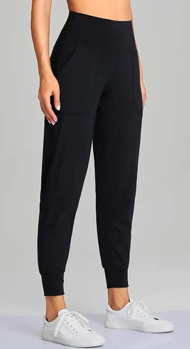 Miniatura 65 de Oalka - Pantalones deportivos para mujer, con cintura alta y bolsillos, para hacer deporte, yoga y entrenar