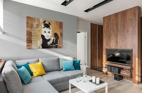 Miniatura 2 de SpiritualHands Audrey Hepburn Póster de Arte de Pared Lienzo Enmarcado, Pósteres de Arte de Pared Haus and Hues, Decoración de Pared Moderna Audrey
