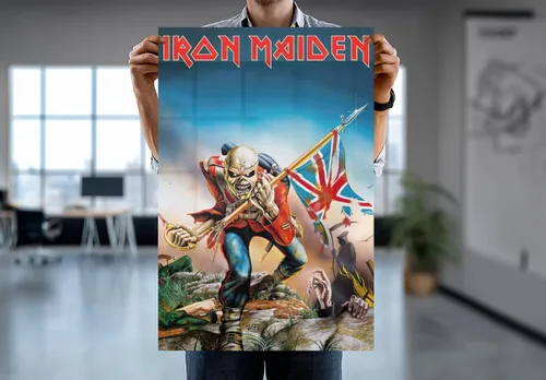 Miniatura 7 de POSTER STOP ONLINE Iron Maiden - Póster musical (trooper) (tamaño: 24 x 36 pulgadas) (póster laminado)