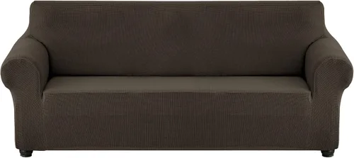 Miniatura 20 de CONRUSER Funda elástica para sofá, impermeable, funda de sofá suave, protector de muebles con parte inferior elástica para niños, mascotas