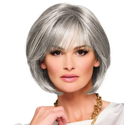 Miniatura 39 de Raquel Welch Made You Look Chin-Length Chic Bob, 100% atado a mano por ropa de pelo, gorra pequeña promedio, RL10/12 castaño iluminado por el sol