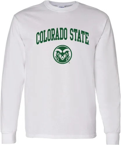 Miniatura 59 de NCAA oficial de College – University Team Color Arco Logo Manga Larga