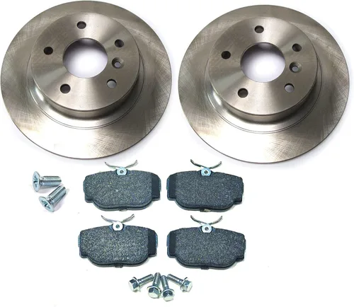 Kit de freno trasero con pastillas de freno y rotores estándar para Land Rover Discovery 2 y Range Rover P38