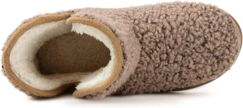 Miniatura 3 de RockDove - Pantuflas estilo botín de forro polar con espuma viscoelástica y suela de goma para mujer