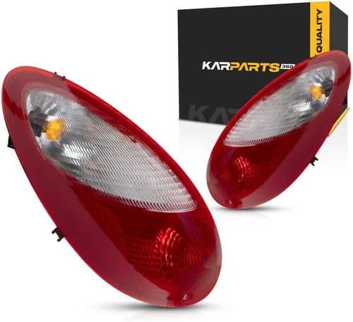 KarParts360 Para Chrysler PT Cruiser luz trasera 2006 07 08 09 2010 par lado conductor y pasajero para CH2818108 | 5116223AB Lado del conductor y