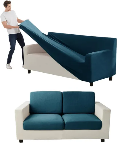 Miniatura 271 de Funda para Sofá de Terciopelo, Fundas Elásticas para Sofá para Funda Principal Separada/Respaldos y Cojines de Asiento, Funda para Sofá, para Fundas