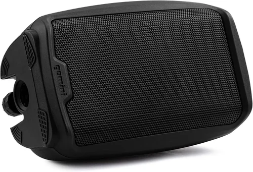 Miniatura 6 de Gemini - Altavoz PA alimentado de 500 W de 8 pulgadas, monitor de suelo activo ligero con ecualizador, entradas de micrófono/línea, gabinete