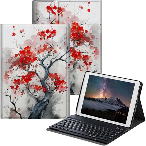 Miniatura 35 de Funda para Samsung Galaxy Tab S6 Lite 2022/2020 con teclado inalámbrico desmontable y soporte ajustable para proteger la tableta para Samsung Galaxy