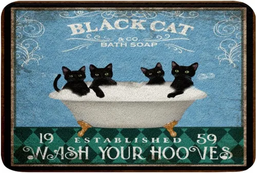 Miniatura 23 de Alfombras de baño antideslizantes con diseño de llamas de dibujos animados para baño, decoración de alpaca verde azulado, extrasuave y absorbente