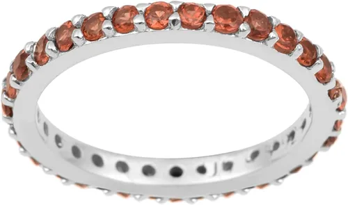 Anillo de boda de plata de ley 925 maciza apilable redondo de 0.079 pulgadas, piedras natales, anillo de boda para mujer