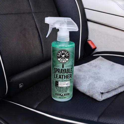 Miniatura 7 de Chemical Guys Limpiador y acondicionador de cuero pulverizable en uno – Limpia, acondiciona y protege el cuero, vinilo, imitación y más, seguro
