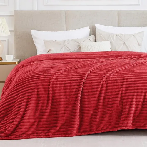 Miniatura 48 de BEDELITE Manta de forro polar para sofá, 10.58 oz/m², suave y cálida, manta acuática esponjosa, manta decorativa y de regalo para mujeres, hombres