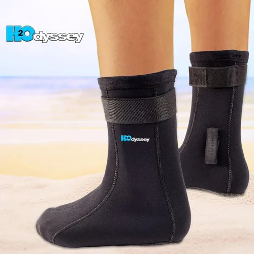 Miniatura 2 de H2ODYSSEY Calcetines de buceo de neopreno de 0.197 in - Calcetines de agua con tobillo alto para una protección extendida