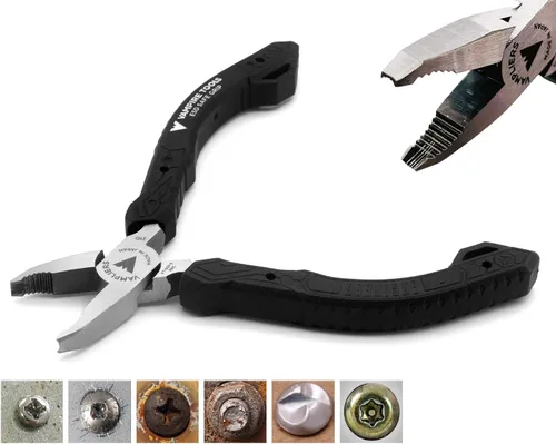 Miniatura 5 de VamPLIERS - Las mejores pinzas del mundo VT-001-S2F, alicates para extraer tornillos oxidados/dañados, regalo de navidad ideal para compañeros