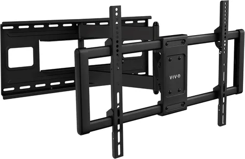 VIVO Soporte de pared articulado para TV de pantalla grande de 43 a 85 pulgadas, para pantallas LCD LED planas y curvas, brazo extendido giratorio,