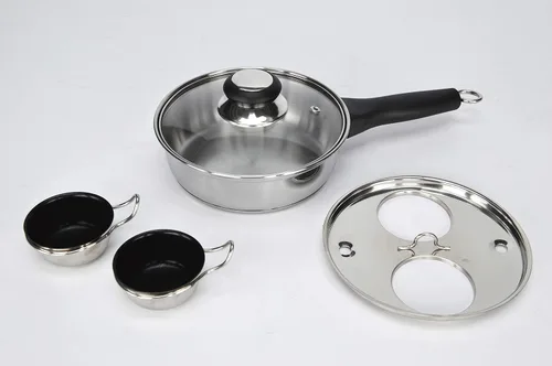 Miniatura 2 de 2 Tazas de Sartén para Huevos Escalfados - Sartén para Huevos Escalfados de Acero Inoxidable – Perfecto Fabricante de Huevos Escalfados – Juego