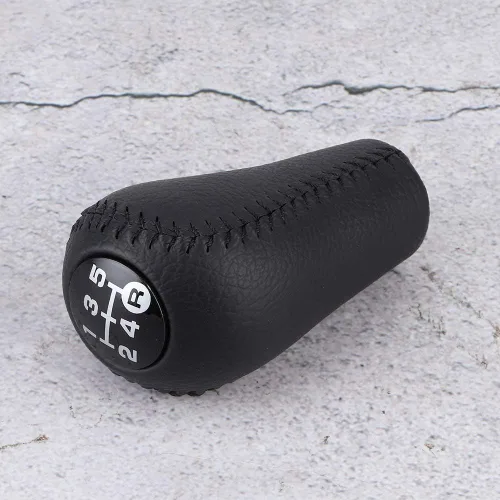 Miniatura 3 de 33504-20120-C0 - Pomo de palanca de cambios de cuero negro con gran sensación de mano, palanca de cambios para Toyota 4Runner/Pickup/Hilux Surf/Land